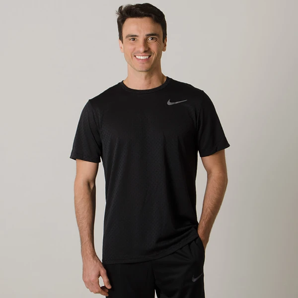 CAMISETA NIKE BREATHE TOP SS VENT MASCULINA - Preto