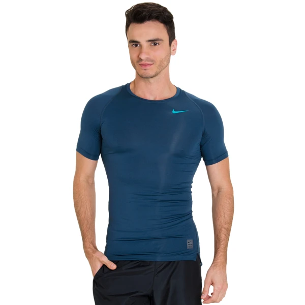 CAMISETA NIKE COOL COMPRESSÃO SS MASCULINA - Verde