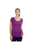CAMISETA NIKE DF COOL BREEZE SHORT SLEEVE FEMININA - Roxo CAMISETA NIKE DF COOL BREEZE SHORT SLEEVE FEMININA - Roxo