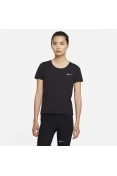 CAMISETA NIKE DF RUN DVN TOP SS FEMININA - Preto CAMISETA NIKE DF RUN DVN TOP SS FEMININA - Preto