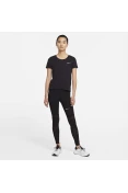 CAMISETA NIKE DF RUN DVN TOP SS FEMININA - Preto CAMISETA NIKE DF RUN DVN TOP SS FEMININA - Preto