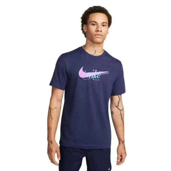 CAMISETA NIKE DF TEE HERITAGE MASCULINA - Marinho