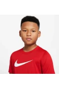 CAMISETA NIKE DF TEE RLGD SWOOSH BOYS INFANTIL - Vermelho CAMISETA NIKE DF TEE RLGD SWOOSH BOYS INFANTIL - Vermelho