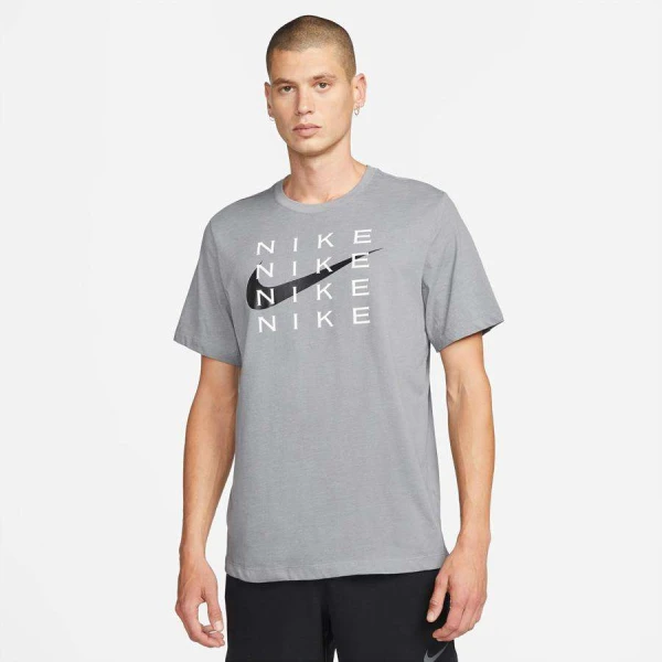 CAMISETA NIKE DF TEE SLUB HBR MASCULINO - Grafite