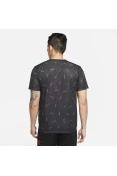CAMISETA NIKE DRI-FIT AOP ESTAMPADA MASCULINA - Preto