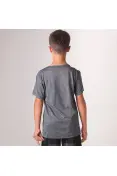 CAMISETA NIKE DRI-FIT BREATHE INFANTIL - Grafite CAMISETA NIKE DRI-FIT BREATHE INFANTIL - Grafite
