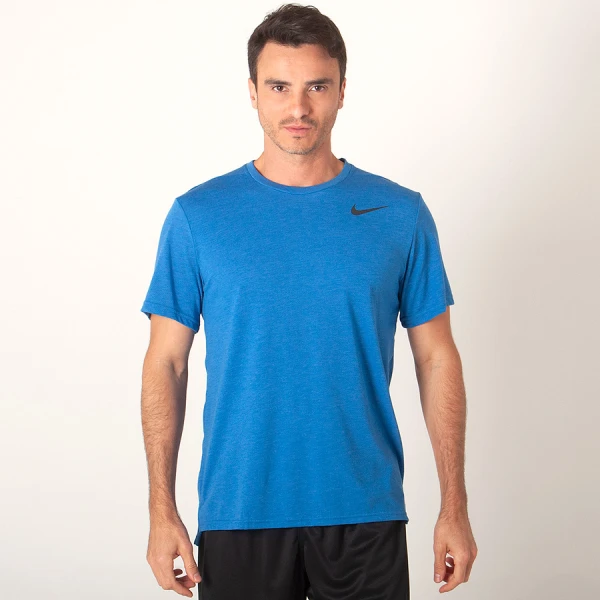CAMISETA NIKE DRI FIT BREATHE MASCULINA - Azul/preto