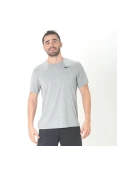CAMISETA NIKE DRI FIT BREATHE MASCULINA - Cinza/preto