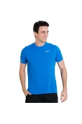 CAMISETA NIKE DRI FIT CONTOUR SS MASCULINA - Azul