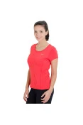 CAMISETA NIKE DRI FIT CONTOUR SSL FEMININA - Vermelho CAMISETA NIKE DRI FIT CONTOUR SSL FEMININA - Vermelho