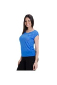 CAMISETA NIKE DRI FIT COOL SHORT FEMININA - Azul CAMISETA NIKE DRI FIT COOL SHORT FEMININA - Azul