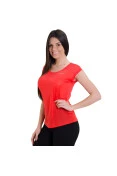 CAMISETA NIKE DRI FIT COOL SHORT FEMININA - Vermelho CAMISETA NIKE DRI FIT COOL SHORT FEMININA - Vermelho