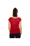 CAMISETA NIKE DRI FIT COOL SHORT FEMININA - Vermelho/prata CAMISETA NIKE DRI FIT COOL SHORT FEMININA - Vermelho/prata