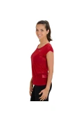 CAMISETA NIKE DRI FIT COOL SHORT FEMININA - Vermelho/prata CAMISETA NIKE DRI FIT COOL SHORT FEMININA - Vermelho/prata