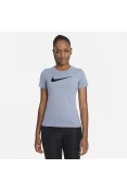 CAMISETA NIKE DRI-FIT DFC CREW FEMININA - Azul