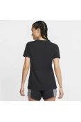 CAMISETA NIKE DRI-FIT DFC CREW FEMININA - Preto/branco