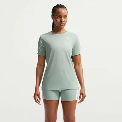 CAMISETA NIKE DRI-FIT FEMININA - Verde/branco