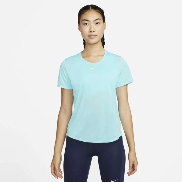 CAMISETA NIKE DRI-FIT ONE FEMININA - Azul celeste