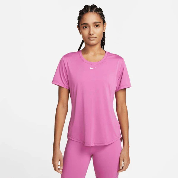 CAMISETA NIKE DRI-FIT ONE FEMININA - Pink/branco
