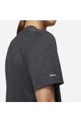CAMISETA NIKE DRI-FIT RUN DIVISION MILER SS MASCULINA - Chumbo