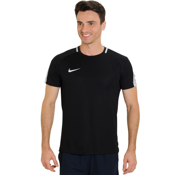 CAMISETA NIKE DRY ACADEMY TOP MASCULINA - Preto/branco