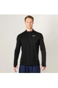 CAMISETA NIKE DRY ELEMENT MANGA LONGA MASCULINA - Preto CAMISETA NIKE DRY ELEMENT MANGA LONGA MASCULINA - Preto