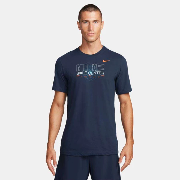 CAMISETA NIKE DRY-FIT MASCULINA - Marinho
