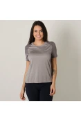 CAMISETA NIKE DRY MILER FEMININA - Cinza CAMISETA NIKE DRY MILER FEMININA - Cinza