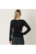 CAMISETA NIKE DRY MILER MANGA LONGA FEMININA - Preto CAMISETA NIKE DRY MILER MANGA LONGA FEMININA - Preto