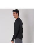 CAMISETA NIKE DRY MILER RUNNING TOP MANGA LONGA MASCULINA - Preto CAMISETA NIKE DRY MILER RUNNING TOP MANGA LONGA MASCULINA - Preto