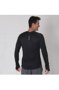 CAMISETA NIKE DRY MILER RUNNING TOP MANGA LONGA MASCULINA - Preto CAMISETA NIKE DRY MILER RUNNING TOP MANGA LONGA MASCULINA - Preto
