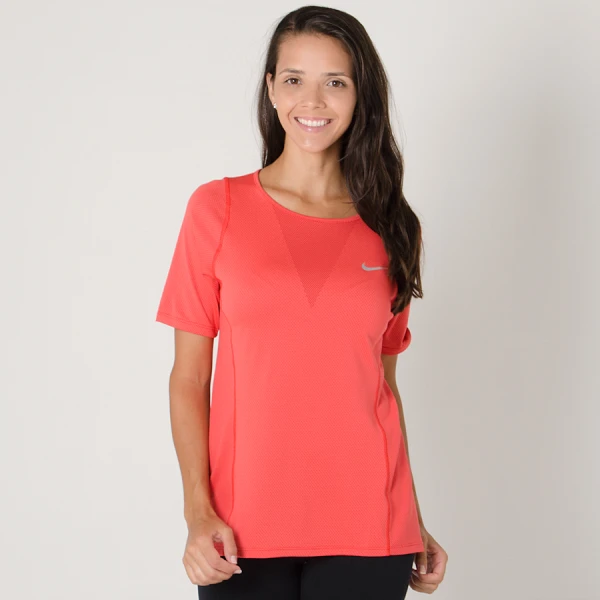 CAMISETA NIKE DRY RUNNING TOP FEMININA - Laranja