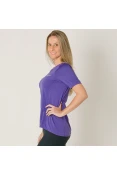CAMISETA NIKE DRY RUNNING TOP FEMININA - Roxo CAMISETA NIKE DRY RUNNING TOP FEMININA - Roxo