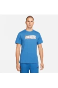CAMISETA NIKE FC TEE SEASONAL BLOCK MASCULINA - Azul CAMISETA NIKE FC TEE SEASONAL BLOCK MASCULINA - Azul