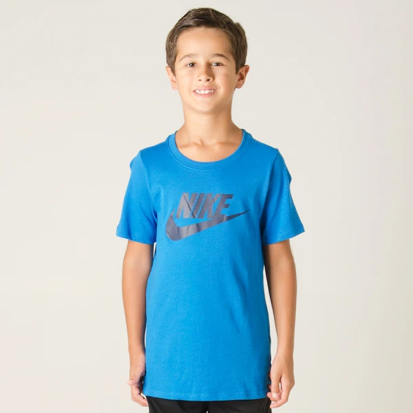 CAMISETA NIKE FUTURA ICON INFANTIL - Azul