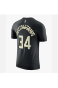 CAMISETA NIKE JORDAN NBA MILWAUKEE BUCKS MASCULINA - Preto CAMISETA NIKE JORDAN NBA MILWAUKEE BUCKS MASCULINA - Preto