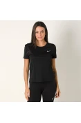 CAMISETA NIKE MILER FEMININA - Preto