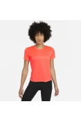 CAMISETA NIKE MILER FEMININA - Salmao
