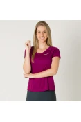 CAMISETA NIKE MILER RUNNING TOP FEMININA - Roxo CAMISETA NIKE MILER RUNNING TOP FEMININA - Roxo