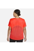 CAMISETA NIKE MILER TOP SS PLUS FEMININO - Laranja CAMISETA NIKE MILER TOP SS PLUS FEMININO - Laranja