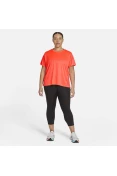 CAMISETA NIKE MILER TOP SS PLUS FEMININO - Laranja CAMISETA NIKE MILER TOP SS PLUS FEMININO - Laranja
