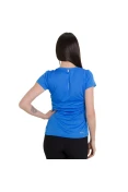 CAMISETA NIKE MILER V NECK FEMININA - Azul CAMISETA NIKE MILER V NECK FEMININA - Azul