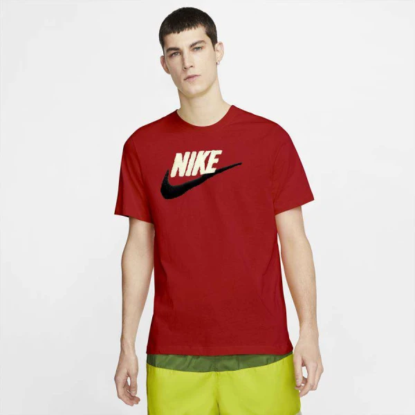 CAMISETA NIKE NSW TEE BRAND MARK MASCULINA - Vermelho