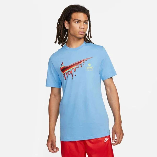 CAMISETA NIKE NSW TEE HEATWAVE HBR MASCULINA - Azul
