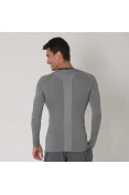 CAMISETA NIKE PRO COMBAT COOL COMPRESSION MANGA LONGA MASCULINA - Cinza CAMISETA NIKE PRO COMBAT COOL COMPRESSION MANGA LONGA MASCULINA - Cinza