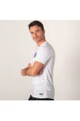 CAMISETA NIKE PSG PRÉ JOGO 2019/20 SEM NÚMERO - Branco/marinho CAMISETA NIKE PSG PRÉ JOGO 2019/20 SEM NÚMERO - Branco/marinho