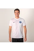 CAMISETA NIKE PSG PRÉ JOGO 2019/20 SEM NÚMERO - Branco/marinho CAMISETA NIKE PSG PRÉ JOGO 2019/20 SEM NÚMERO - Branco/marinho