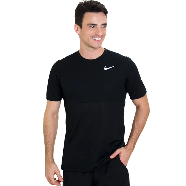 CAMISETA NIKE RACER SSS MASCULINA - Preto/prata