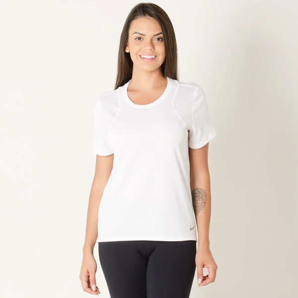 CAMISETA NIKE RUN FEMININA - Branco