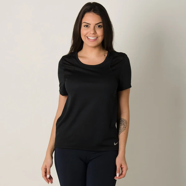 CAMISETA NIKE RUN FEMININA - Preto